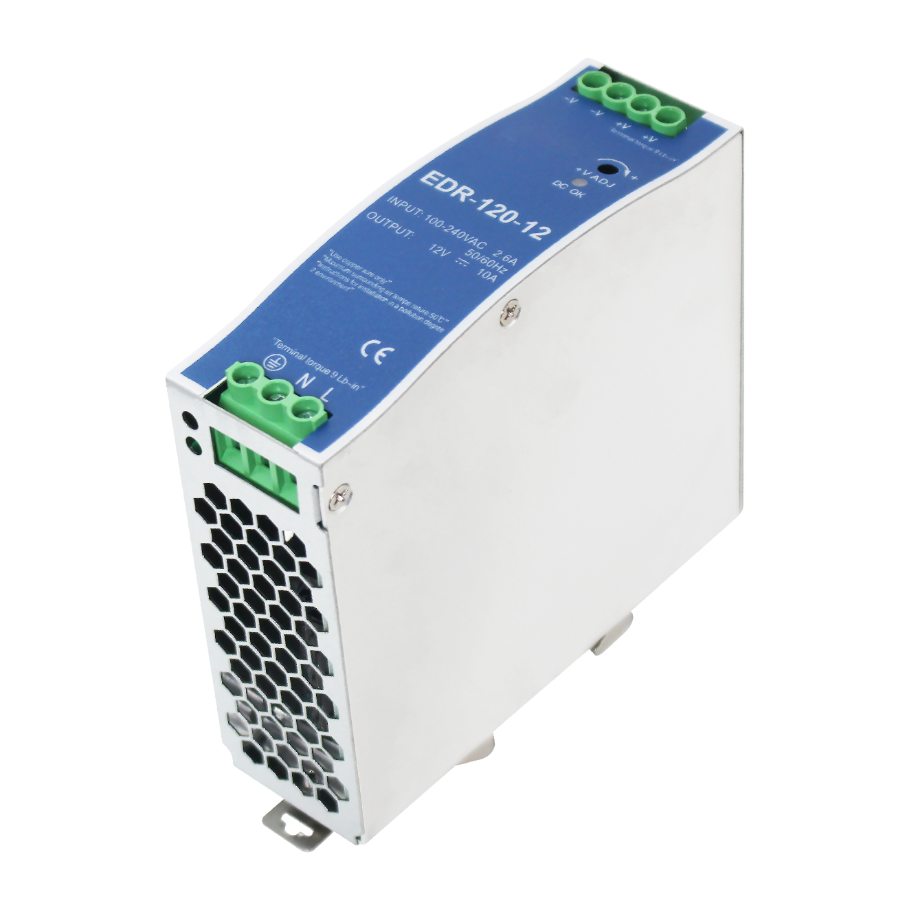 Metal Case Din Rail EDR-120W power supply - Image 2