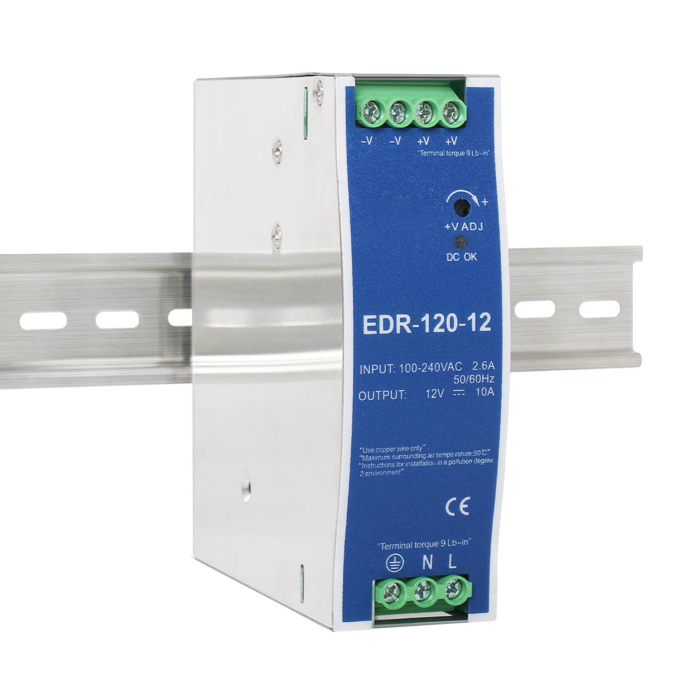Metal Case Din Rail EDR-120W power supply - Image 6