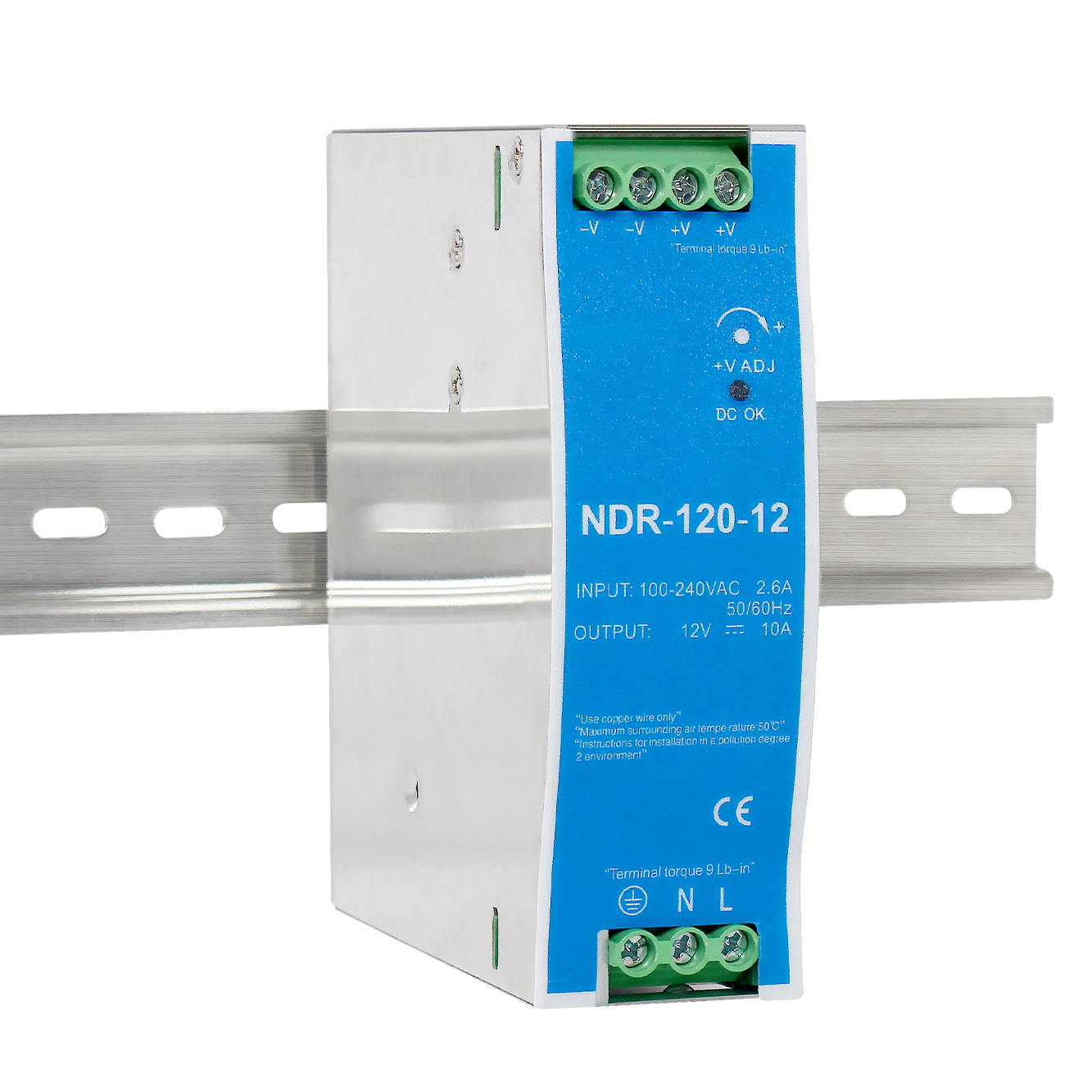 Metal Case Din Rail NDR-120W power supply - Image 6
