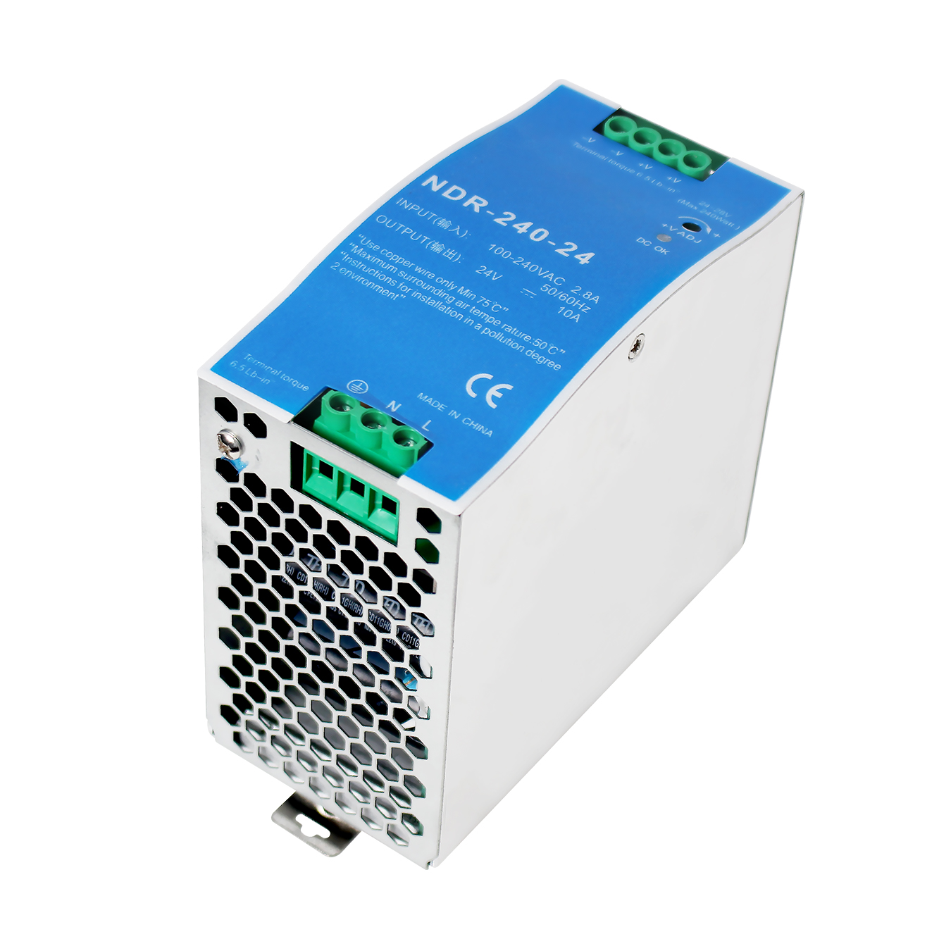 Metal Case Din Rail NDR-240W power supply - Image 2