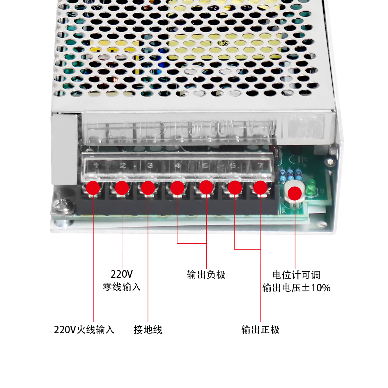 S-100W ACDC switching power supply 4.2A-8.5A - Image 5