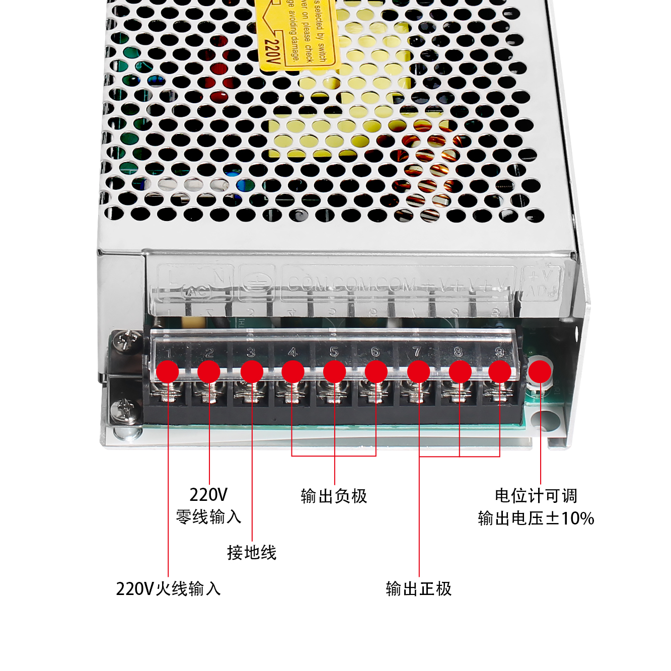 S-200W ACDC switching power supply 8.3A-16.6A - Image 5
