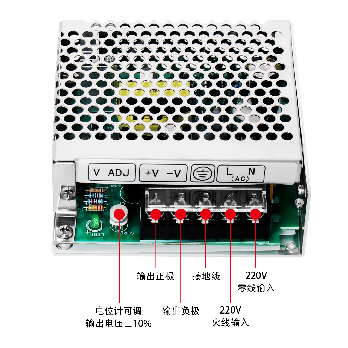 S-25W ACDC switching power supply for LED lights 1A-2A - Image 5